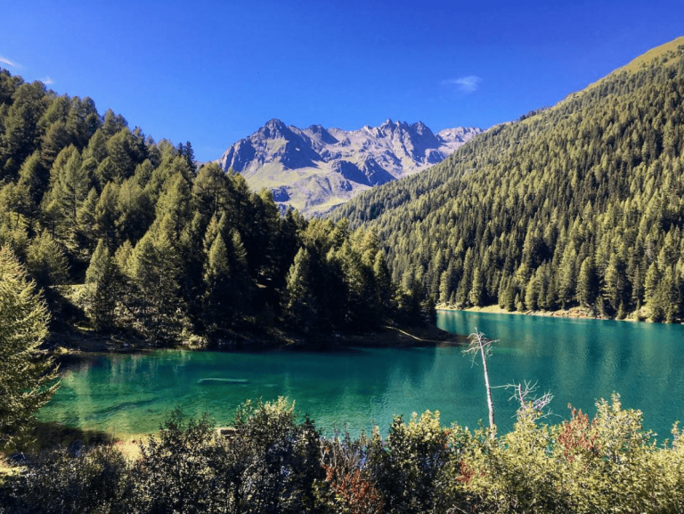 al lago di la val in bicicletta